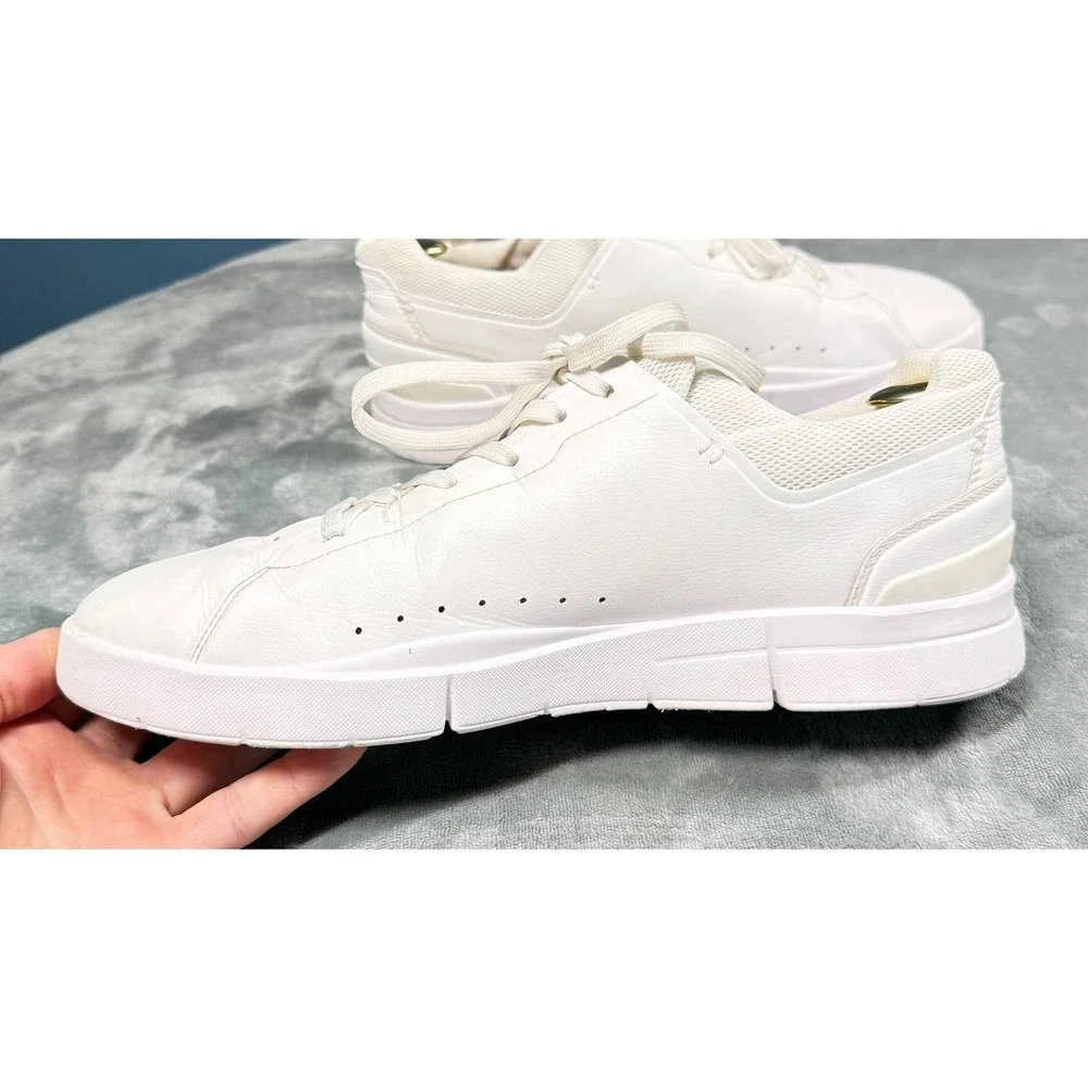 On Cloud The Roger Advantage Sneakers Mens 11.5 White Gold Tennis Shoes